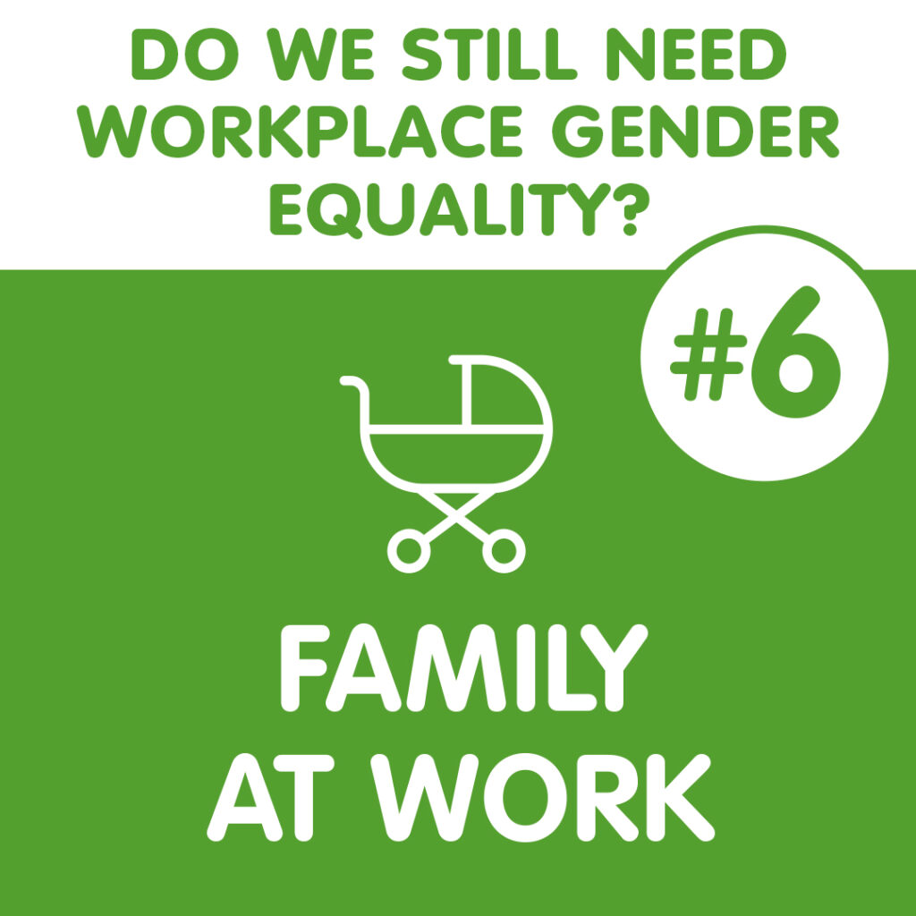 Family at work graphic