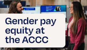 Gender pay equity at the ACCC